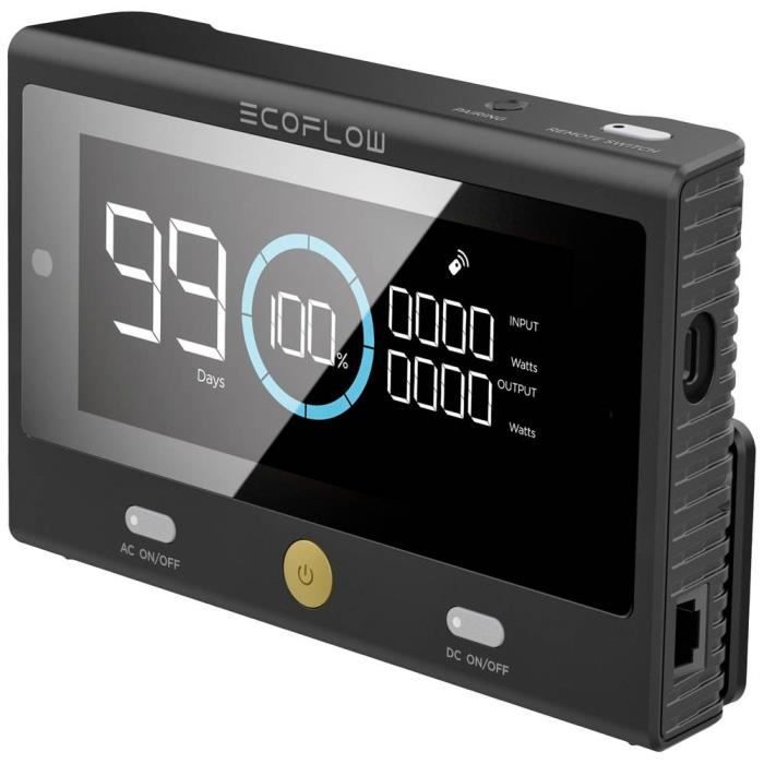 Station de charge portable - ECOFLOW - Delta Pro - Télécommande - Objet connecté - 4 canaux