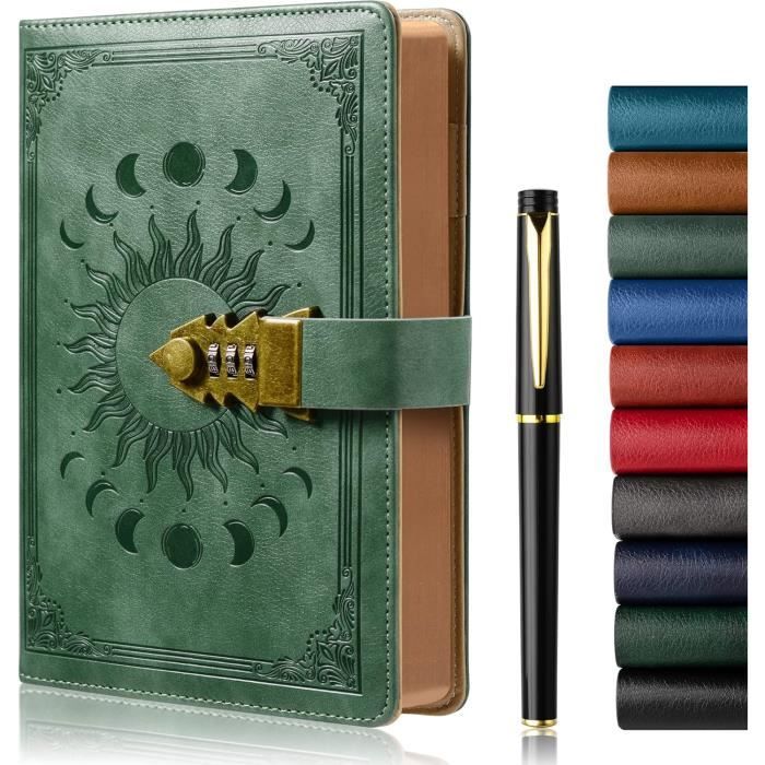 Journal Intime Avec Serrure, Ensemble De Carnets école, étiquette, Stylo Bille, Cadeaux