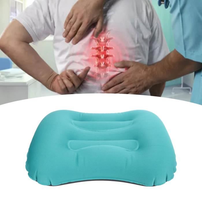2 Coussins Gonflables SAHEYER Pour Dos Et Jambes - Soutien Lombaire Ergonomique - Réglable En Hauteur - Post-opératoire