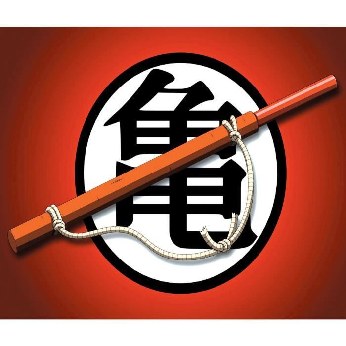 Poster Toile Dragon Ball Z - Billet De 2$ Dollars Avec Figurine Sangoku, Coton