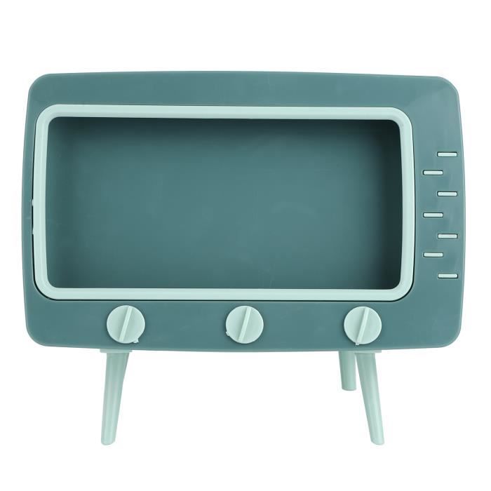 BestAlice Support Rétro 2 En 1 Pour Téléphone TV, Boîte à Mouchoirs