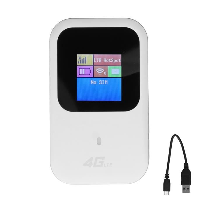 Pass Fil Informatique Point d'accès mobile Routeur WiFi 4G LTE Hotspot WiFi Mobile débloqué ...
