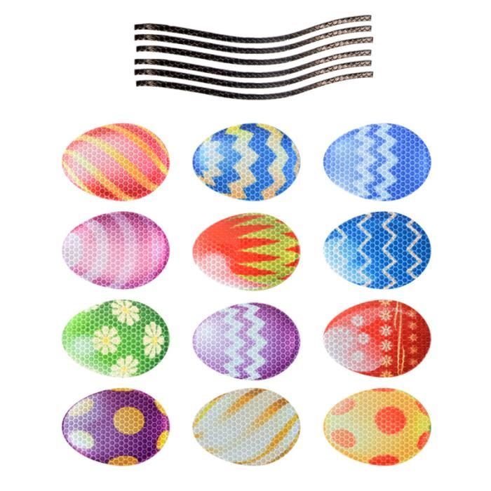 Lot De 6 Réflecteurs Magnétiques Flintronic – Clips Sécurité Vert Fluorescents Pour Sac, Vélo, Poussette, Jogging, Aimants Puissants