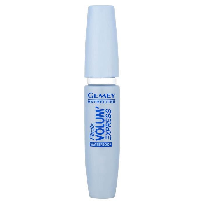 Mascara Gemey Maybelline Volum Express Noir Satin - 9.6 Ml, Neuf, Volumisant