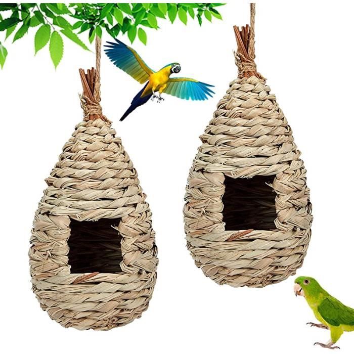 Comparer les prix de Nichoirs à Oiseaux Sauvages - Marque Inconnue - 2 Pièces - Matériau Herbe - Espèce cible Mésange, Colibri