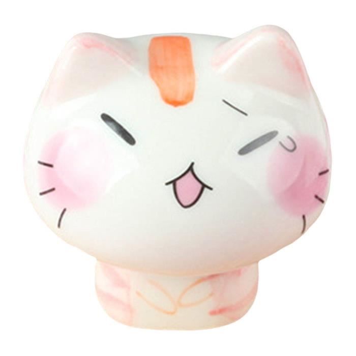Figurine Chat Endormi En Cristal - Mini Sculpture Polie Décoration Bureau Ou Maison, Cadeau Chat
