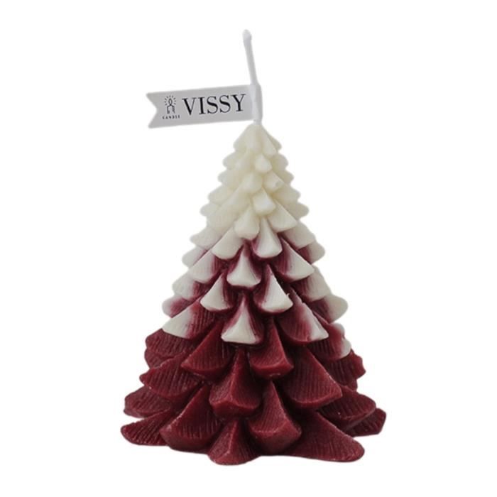 Bougie Parfumée Décorative En Forme D’arbre De Noël - Design Courbe Créatif - Décoration D’intérieur