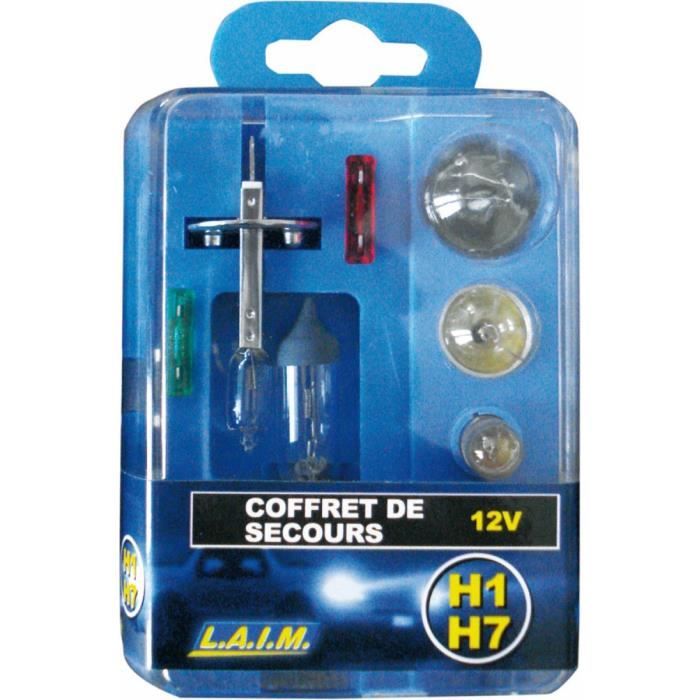 COFFRET DE SECOURS H1 + H7 - Cdiscount Auto