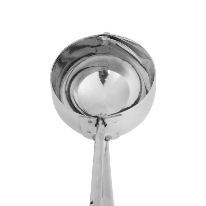 Cuillère à Glace Acier Inoxydable 6cm - Bouleuse Crème Glacée, Melon Baller, Parfait Pour Sorbet, Muffins, Boulettes