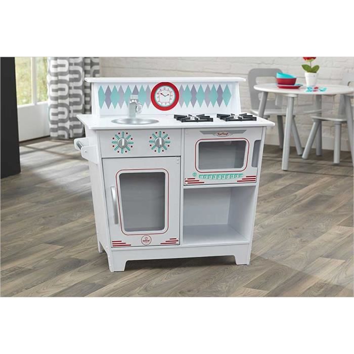 Petite Cuisine Blanche En Bois Kidkraft