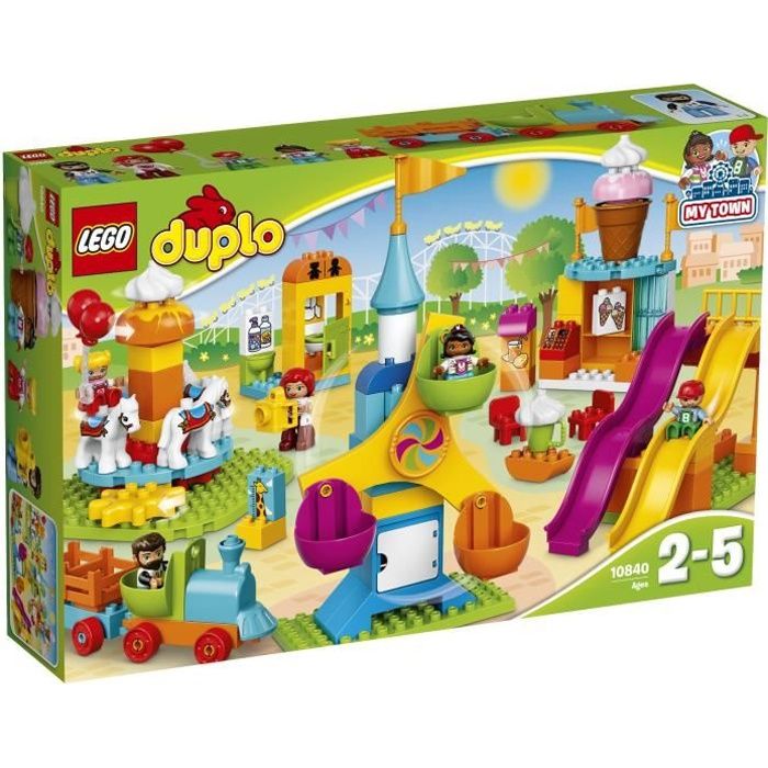 Photo de lego-duplo-10840-le-parc-dattractions-ville-jeu-de