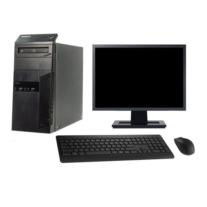 PC Tour Lenovo M83 Ecran 27 Intel G3220 RAM 8Go Disque Dur 1To Windows 10 Wifi - Lenovo