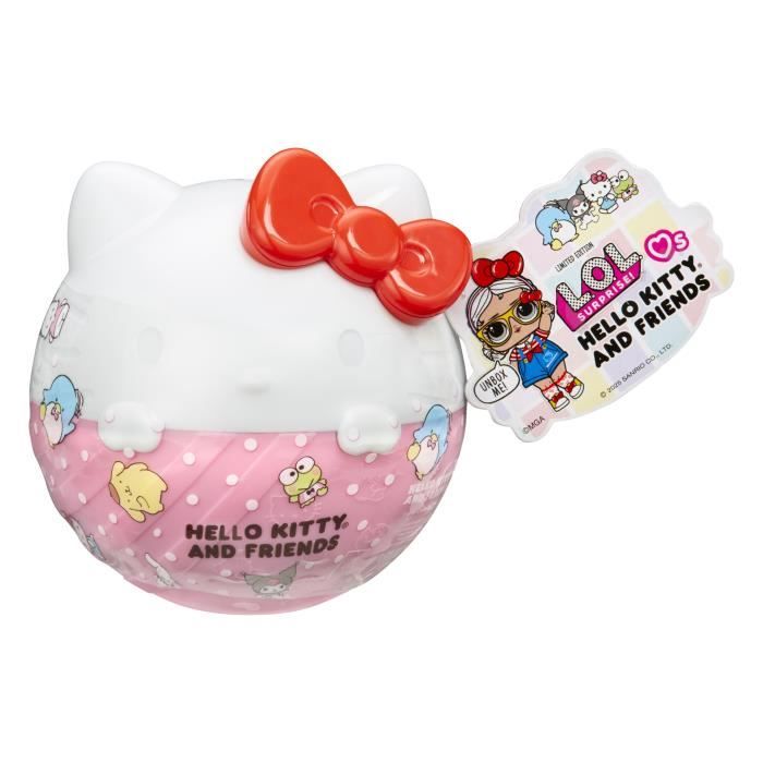 Poupée L.O.L. Surprise Loves Hello Kitty Tots – 7,5 cm, 8 Personnages à Collectionner, 7 Surprises, 523840