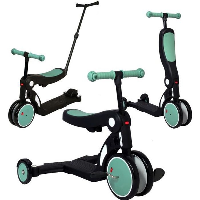 Draisienne évolutive 5 en 1 Looping SCOOTIZZ - Vert Amande - Enfant - Mixte - Jusqu'à 5 ans