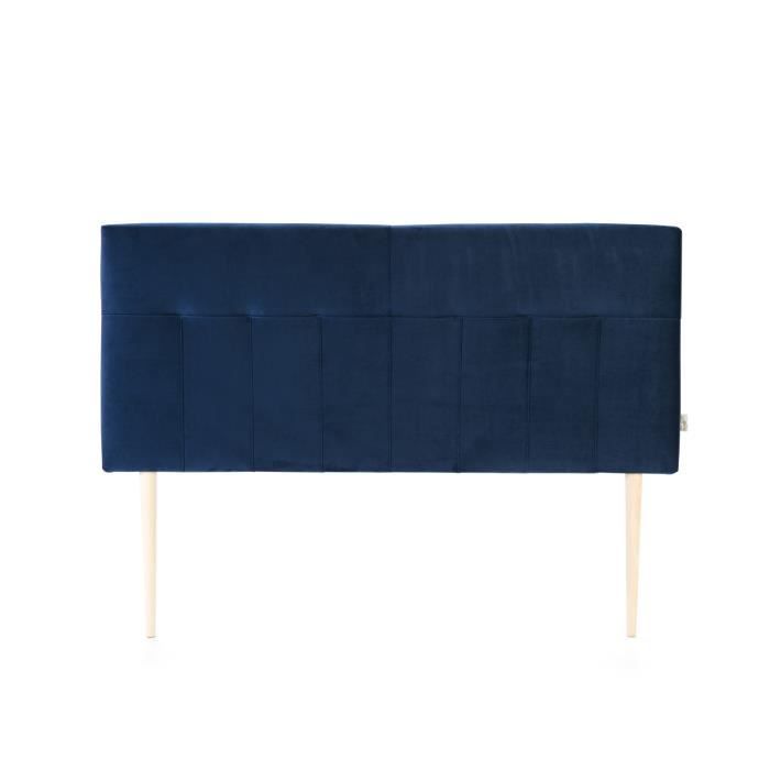 Marckonfort T&ecirc;te de lit NAPOLES 140X100 Bleue