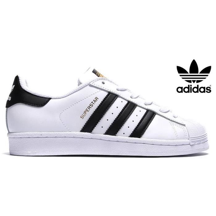 Adidas Originals Superstar FEMME Blanc / Noir /Or blanc - Achat 