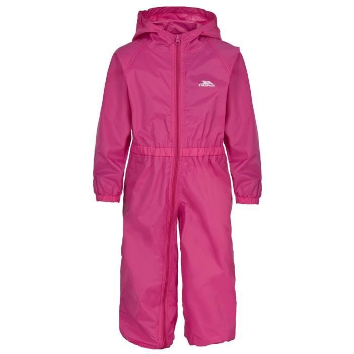 Impermeabile Bambino Pioggia Trespass Button Tuta Antipioggia Impermeabile Con Cappuccio Bambini E Ragazzi Giacca Pioggia Trespass Bambini