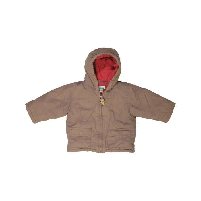 Manteau Bebe Fille Vertbaudet 12 Mois Marron Hiver Marron Cdiscount Pret A Porter