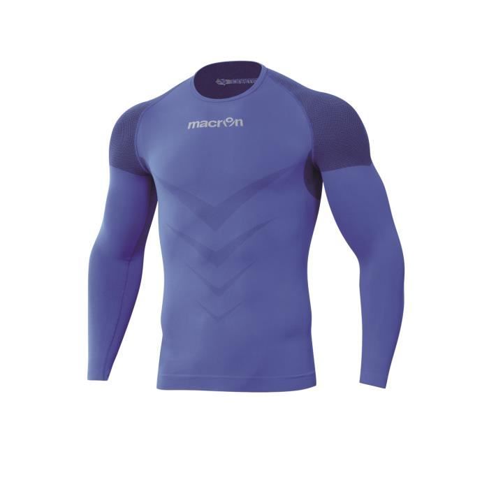 T-Shirt Compression Homme Manches Longues NuCamper - Baselayer Séchage Rapide Sport Course Cyclisme Gym