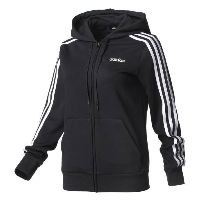 pull adidas noir et blanc femme