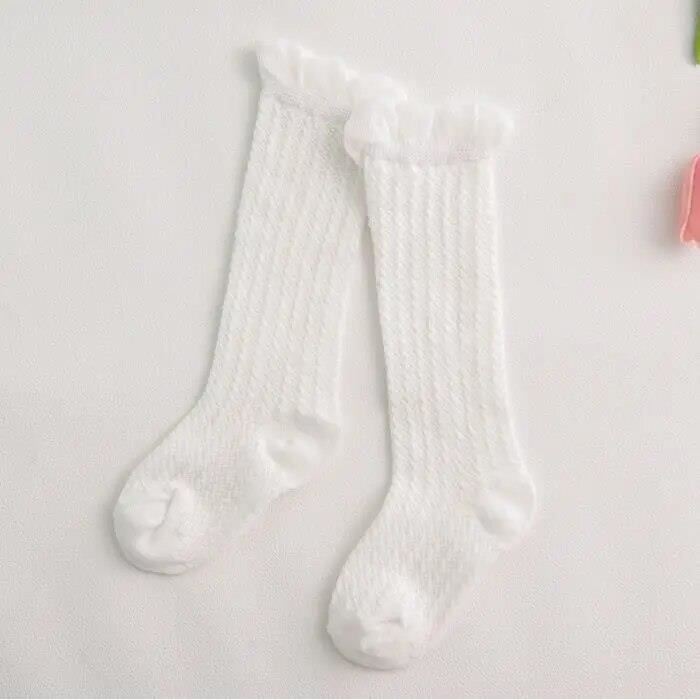 Chaussettes Hautes Rayées Avec Nœud Pour Fille 7-12 Ans - Chaussettes Noël Hiver Douces Et Mignonnes