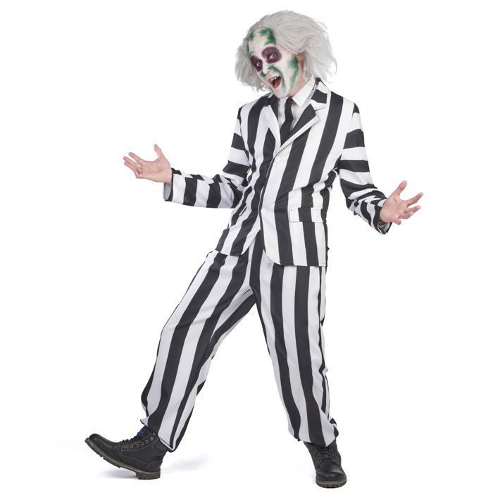 Costume Fantôme Adulte Halloween - Cape Avec Capuche Et Chaîne, Effrayant, Taille Unique