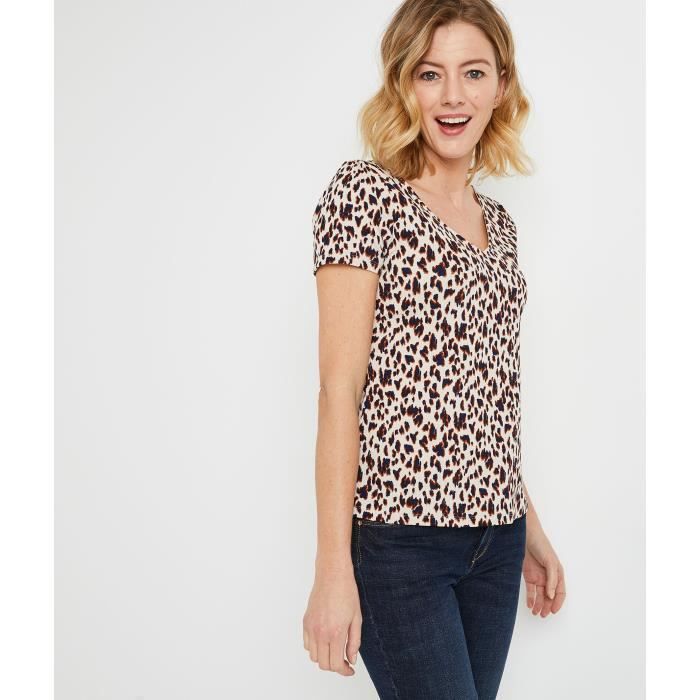 chandail leopard femme
