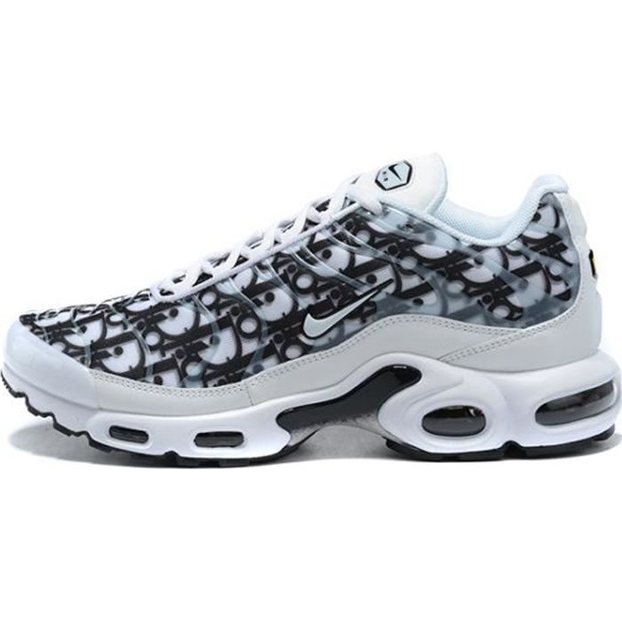 Baskets TN txt plus Chaussures Homme Entraînement Blanc-NOIR Blanc/noir -  Cdiscount Chaussures