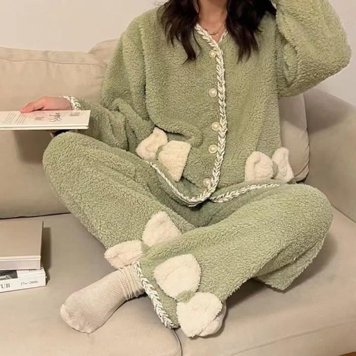 Pantalon De Pyjama Femme Long à Carreaux - Coton Doux, Taille élastique - Confortable Pour La Maison, Le Soir, Le Sport Décontracté