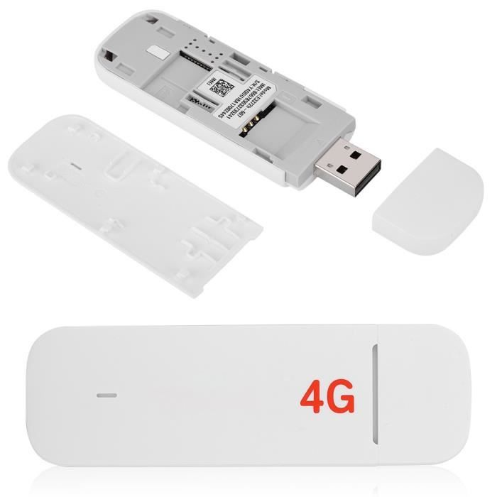 Mxzzand clé USB WiFi 4G LTE E3372h-607 Modem 4G LTE Clé USB Dongle Routeur WiFi de poche Point daccès mobile informatique pack