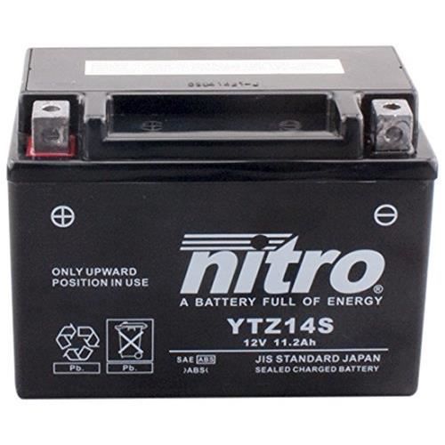 NITRO YTZ14S -N- Batterie Moto AGM Fermé