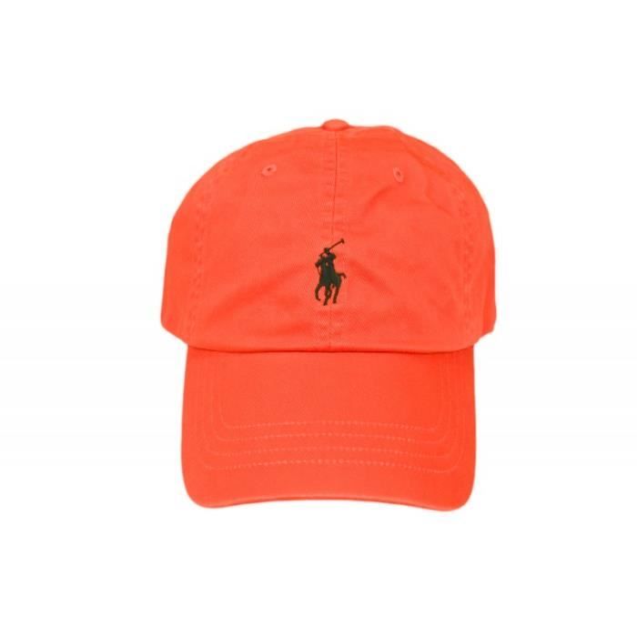 casquette ralph lauren orange
