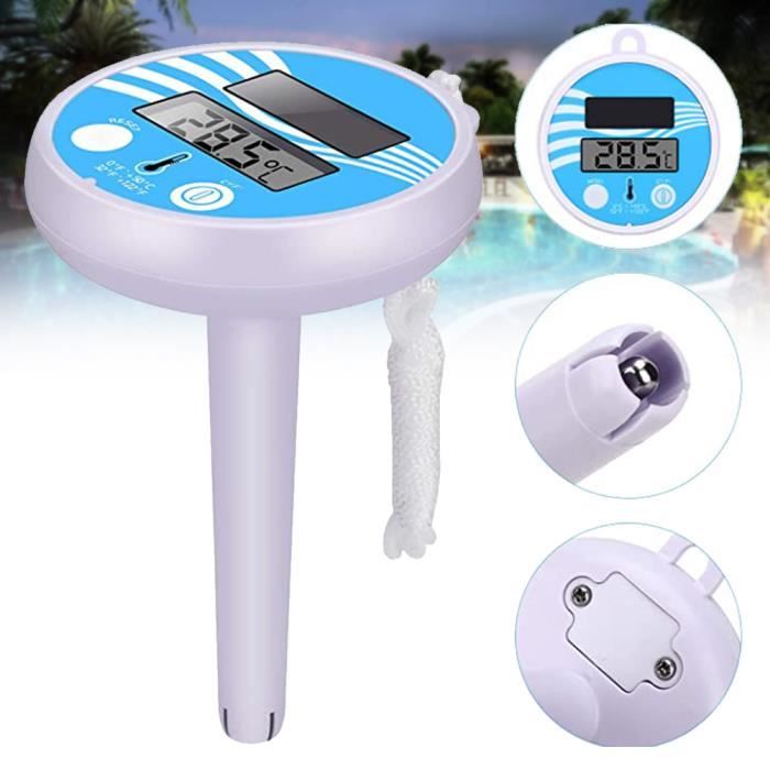 Thermomètre de piscine solaire piscine numérique, durable, anti-oxydation, longue durée de vie, incassable