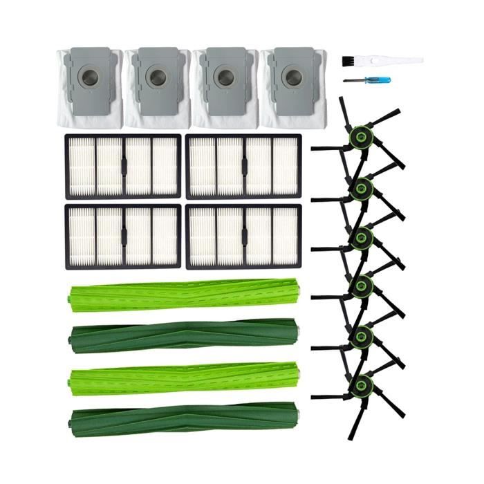 Jeu daccessoires pour iRobot Roomba s9 - SODIAL - brosses filtres et sacs à poussière