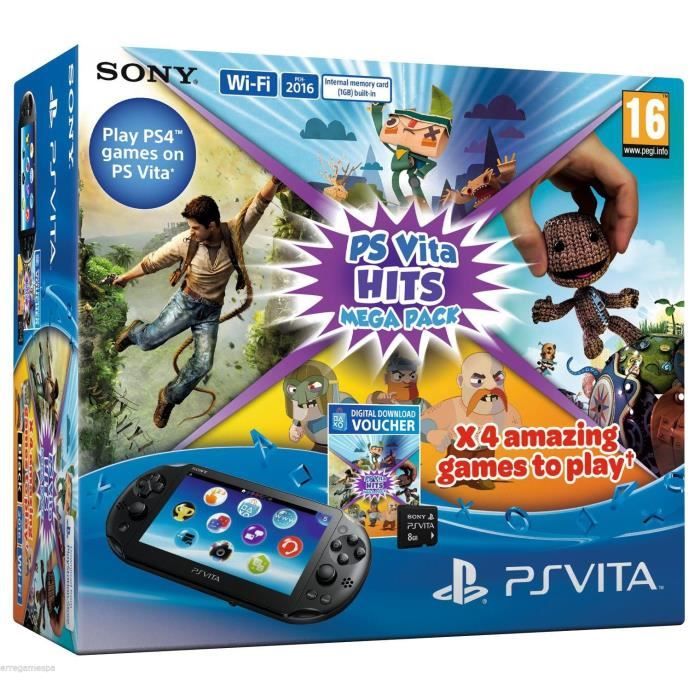 Nouvelle Playstation Vita Wi-Fi, plus fine, 1 Go de mémoire