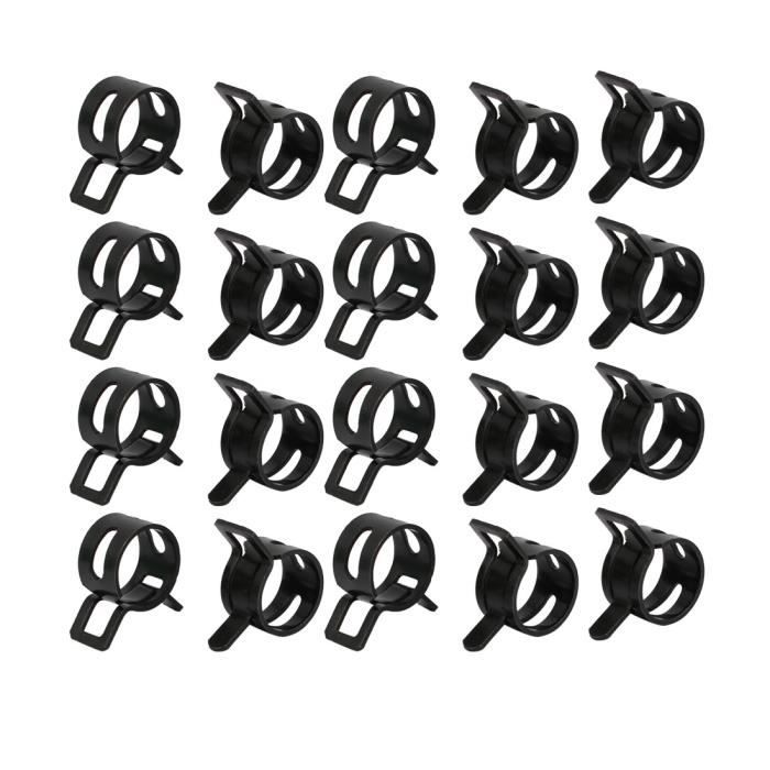 Sourcing Map Flügelend-Kabelbinder, 20 Stück, Nylon, 14,9 X 0,7 Cm, Schwarz