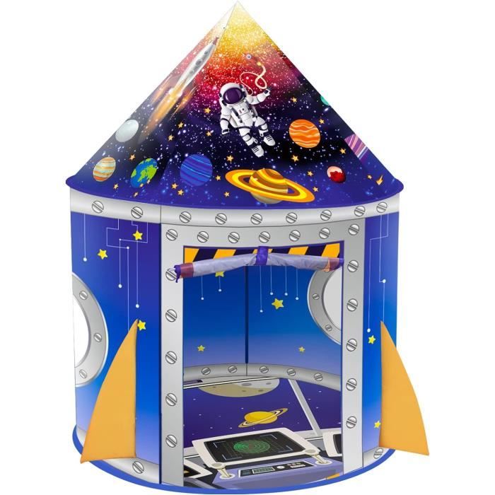 Tente Maisonnette D'Intérieur Pour Enfants - 128x105x120cm - Pour 3-4 Enfants - Montage Rapide Sans Outils - Couleurs Neutres