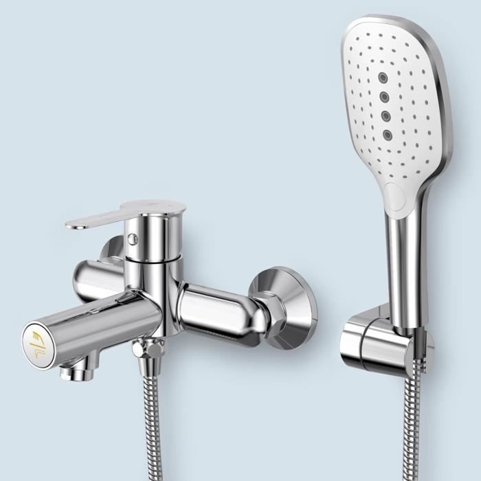 Robin R36 KULACO Robinet de baignoire avec douchette, robinet de baignoire avec ...