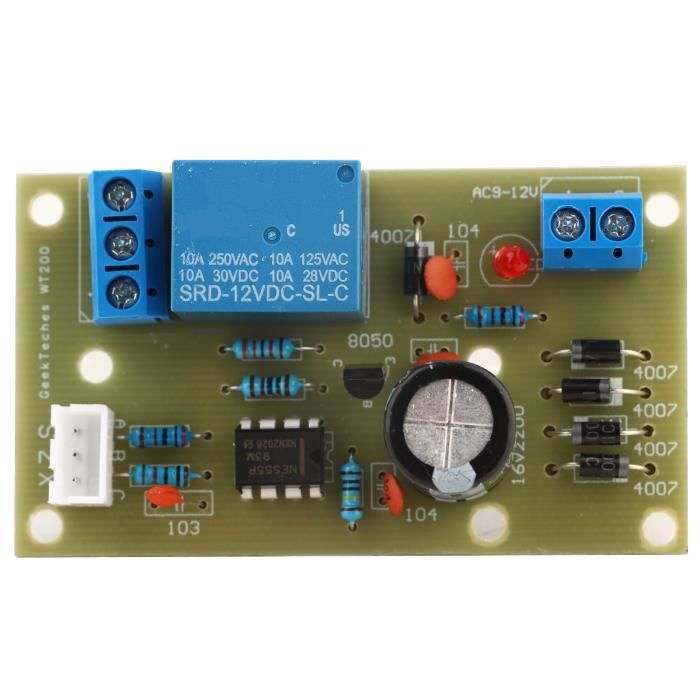 Module Relais Photosensible XHM131 - Capteur Lumière 12V, Temporisation, Contrôle Éclairage