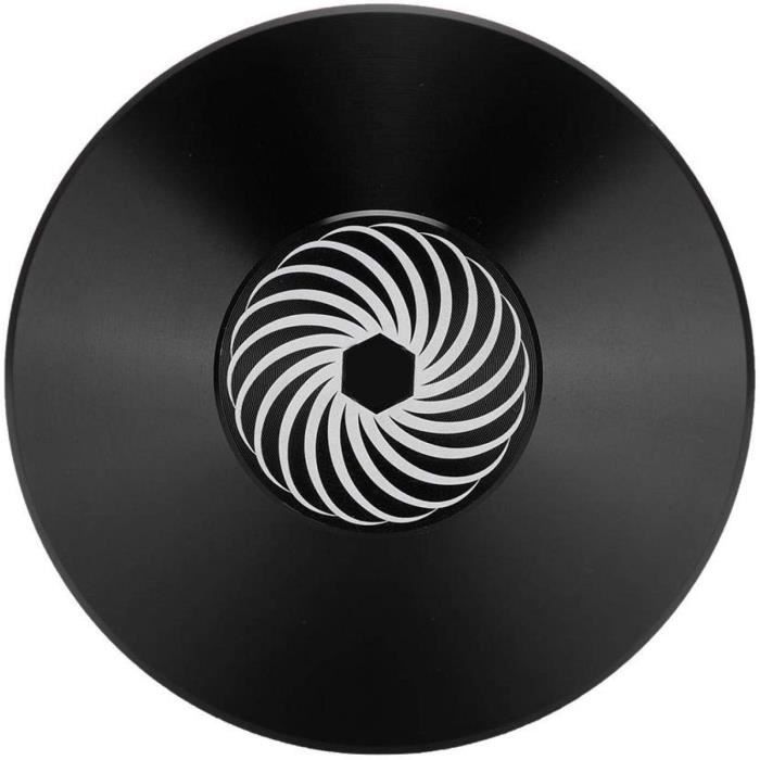 Stabilisateur Disque En Aluminium pour Platines Vinyles, Pièce de Remplacement argent Shiwaki