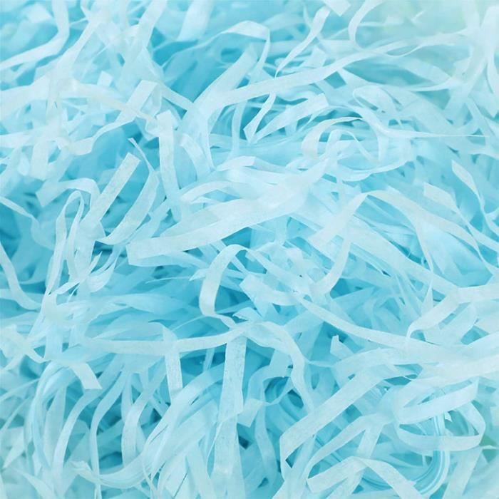 100g Frisure Papier Kraft Déchiqueté,Raffia Shredded Remplissage Matériau pour Remplissage Boite