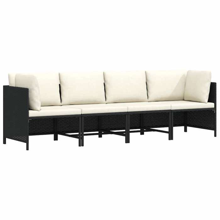 VIDAXL Canapé de jardin 4 places - vue 2