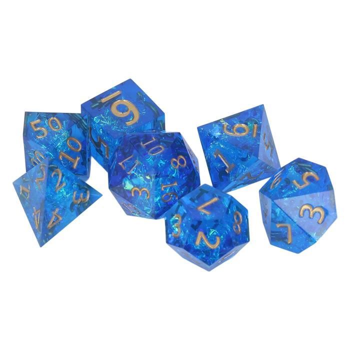 Jeu de dés ATYHAO - 30 pièces - Coins ronds - Plastique - Jeux de société et éducatifs