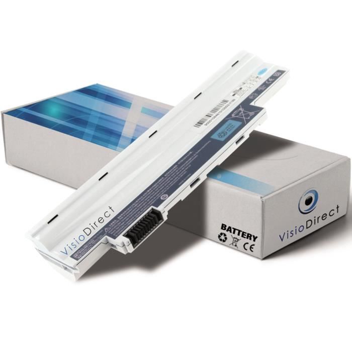 Batterie pour ACER ASPIRE ONE D257-1496 11.1V 4400mAh Blanc ordinateur portable
