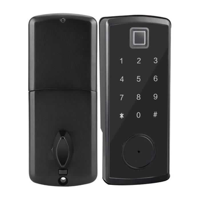 Serrure D'empreinte Digitale De Semi-conducteur D'intérieur Sans Clé D'USB Chargeant Cadenas Intelligent D'empreinte Digitale Portatif Serrure Polyvalente De Valise De Porte Cadenas Anti-vol De Séc