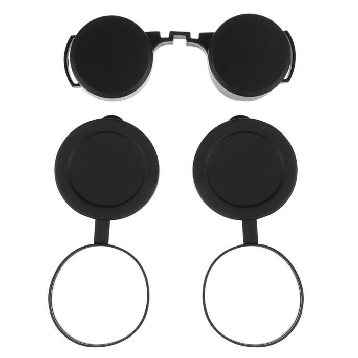 Jeu De 2 Bouchons De Protection En Caoutchouc Pour Objectifs De Jumelles - Neuf