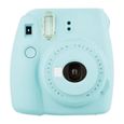 Appareil photo Fuji Polaroid Instax mini9 plastique + verre optique bleu glace-HEN-1