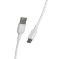 MUVIT FOR CHANGE Câble USB A / USB C - 1.2 m - Blanc-1