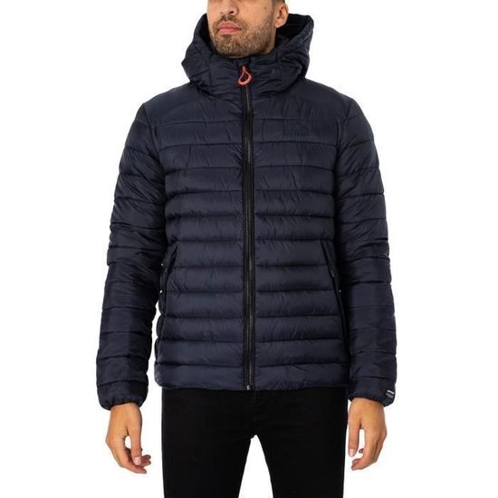 Veste Matelassée Fuji Sport À Capuche Superdry Homme Bleu