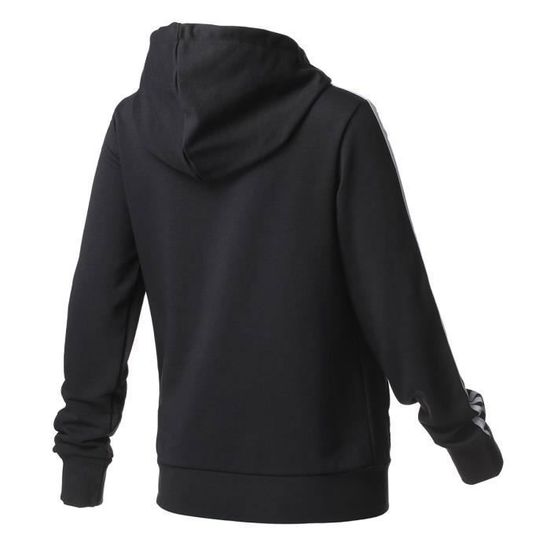 ADIDAS Sweat Zippe We 3S Fz Hd Femme Noir Noir blanc Cdiscount Pret a Porter